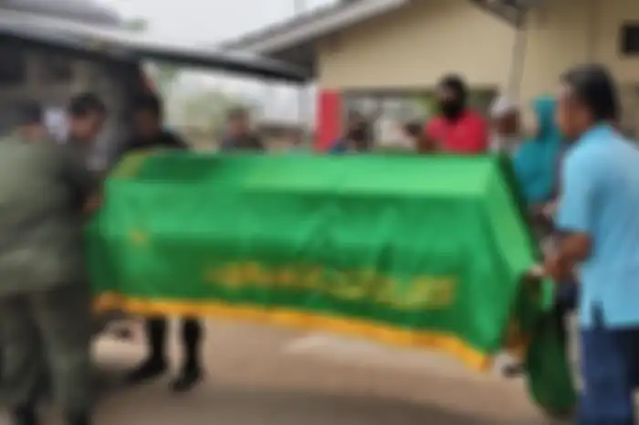 Mahasiswa Universitas Taman Siswa (Tamsis) Palembang Muhammad Akbar (19) yang tewas ketika mengikuti pra diksar Menwa saat berada di rumah sakit Bhayangkara Palembang, Kamis (17/10/2019).