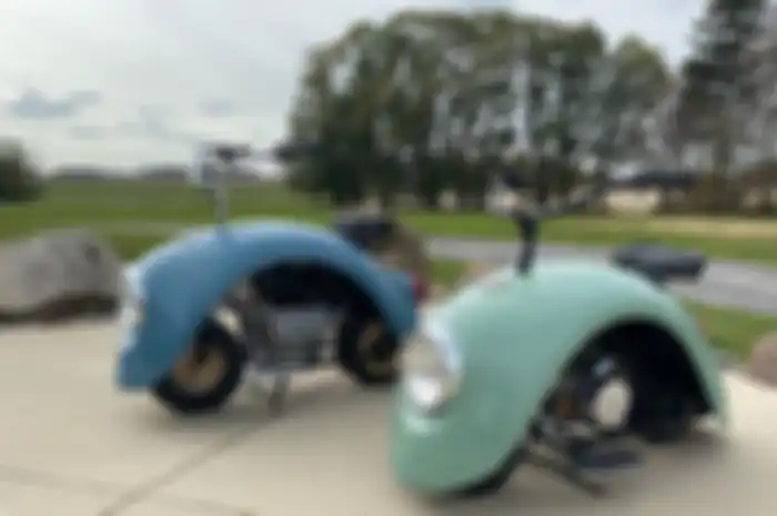 Volkspod, minibike yang terinspirasi dari VW Beetle.
