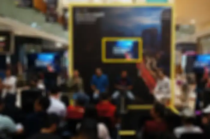 Suasana diskusi dan pameran foto finalis Wondernight Indonesia V17 Pro Photo Competition, kolaborasi vivo Indonesia dan National Geographic Indonesia.