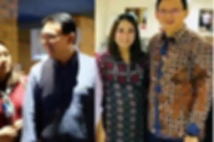 Ahok dan Puput tampak bahagia menunggu kelahiran bayi mereka 