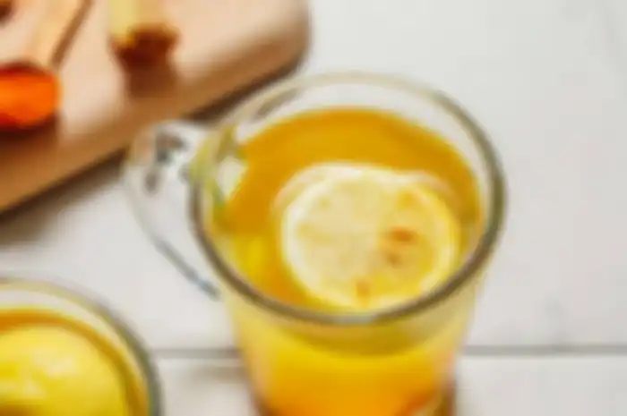 Ilustrasi air jahe dan lemon