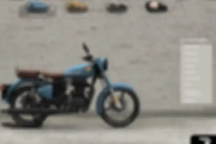 Screenshot fitur online Royal Enfield Motorcycle Configurator