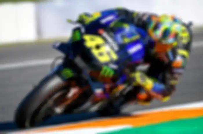 Valentino Rossi di tes Valencia 2019