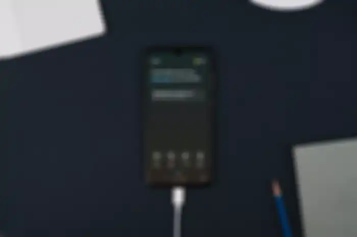 Contoh tampilan Ambient Mode