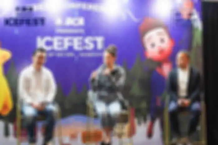 Bincang-bincang Acara ICEFEST 2019 (kiri ke kanan) Edwina Tirta Deputy General Manager IIG Events, Ando Saputra Owner Museum 