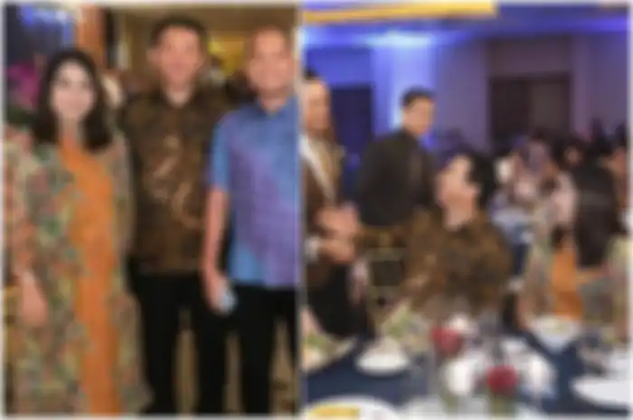 Penampilan Puput Nastiti Devi dampingi sang suami, bos Pertamina hadiri acara makan bersama.