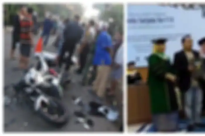 Berangkat Menuju Acara Wisuda, Mahasiswa UIN Jakarta Meninggal Gegara Kecelakaan, Kakak Kandung Tak Sanggup Wakili Menerima Ijazah, Ini Videonya!