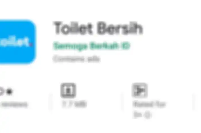 Aplikasi Toilet Bersih