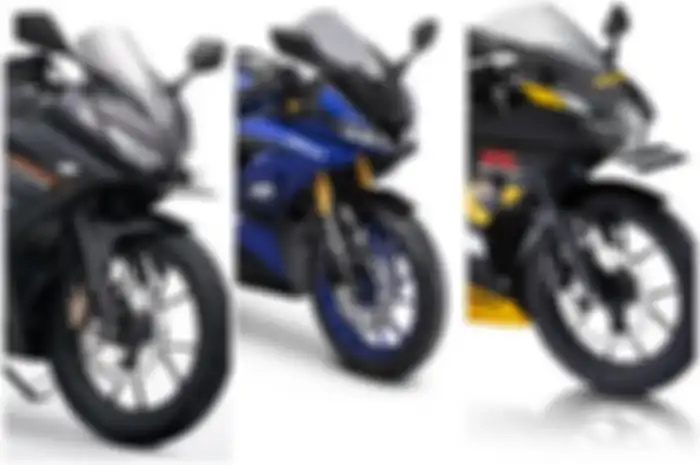 Motor sport fairing 150 cc yang dijual di Indonesia, ada Honda CBR150R, Yamaha R15 dan Suzuki GSX-R150.