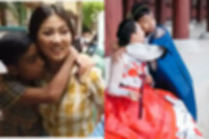 Potret kedekatan Sarwendah dan Betrand Peto yang kerapkali tertangkap kamera.