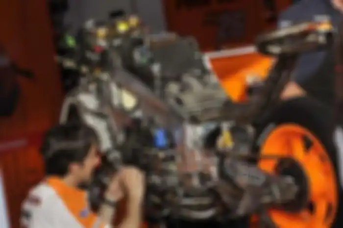 Komponen mesin RC213V yang dikendarai Marc Marquez