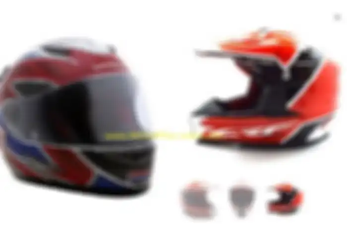 Pilihan helm resmi Honda.
