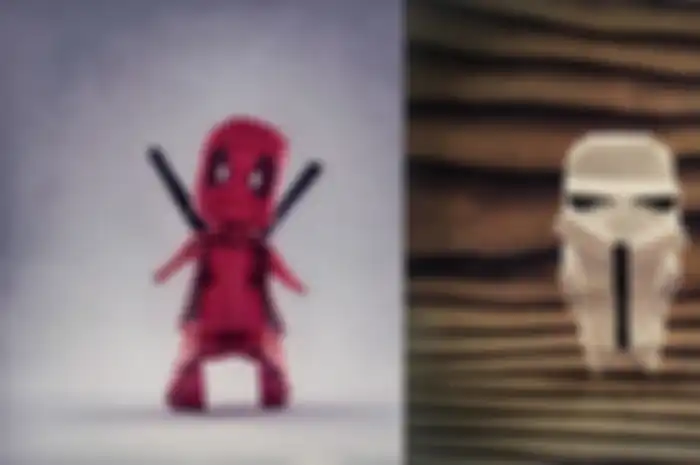Origami karakter film hasil karya Louise Cassidy.