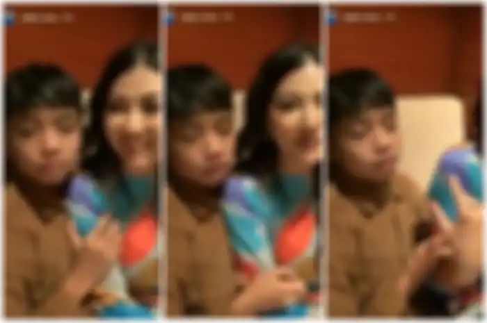Momen saat Betrand Peto tak sengaja senggol dada Sarwendah.