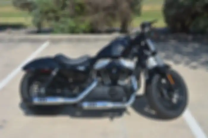 Illustrasi motor gedea Harley Davidson