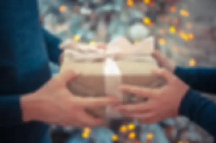 Ilustrasi hadiah natal