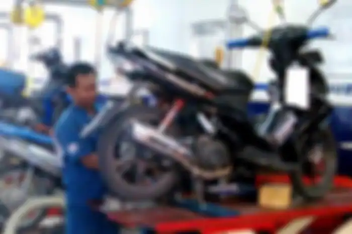 Ilustrasi bengkel resmi Suzuki.