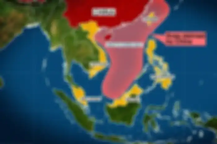 Peta Laut China Selatan