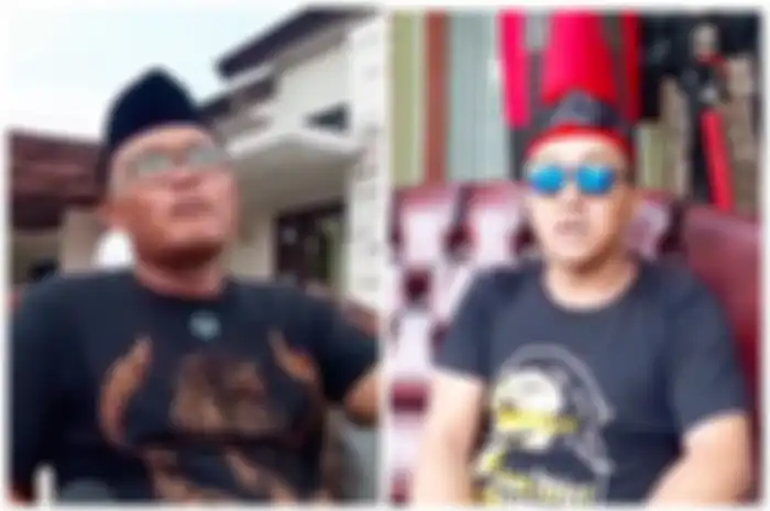 Mantan Suami Lina, Sule (Kiri) dan Suami Sah Lina, Teddy (Kanan)