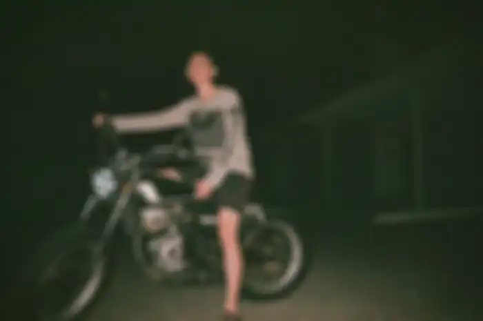 David Beatt dan motor custom miliknya