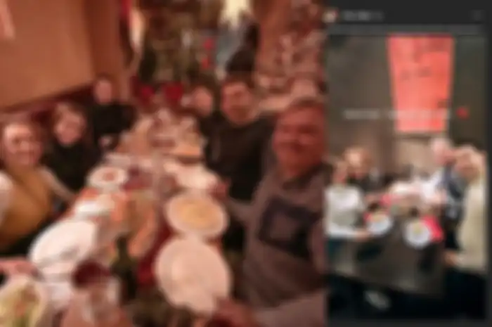 Momen makan malam Cita Citata bersama keluarga sang kekasih saat berada di Belanda