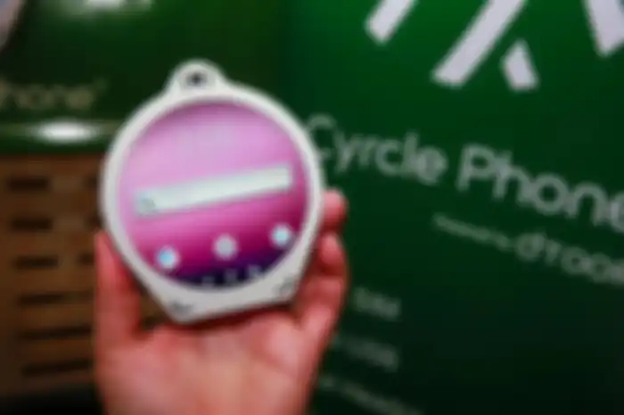 Cyrcle Phone yang dipamerkan di ajang CES 2020, Kamis (9/1/2020)