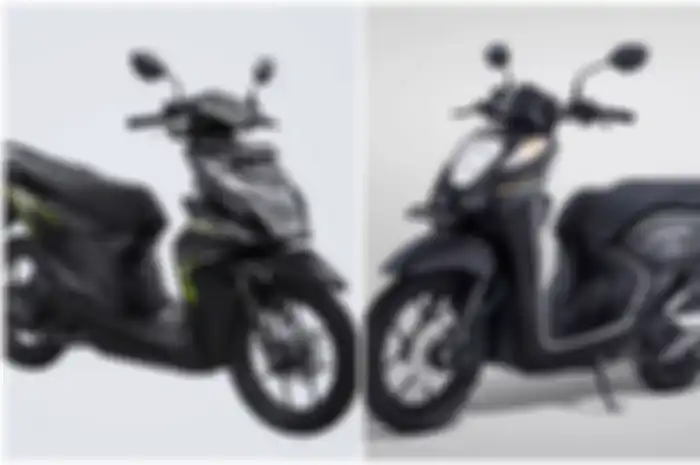 All new Honda BeAT 2020 dan Honda Genio (kanan).