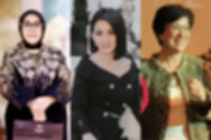 Perbedaan gaya busana ibu Syahrini dan ibu Reino Barack