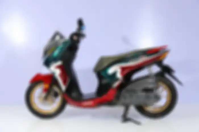 Tampilan makin elegan, modifikasi motor Yamaha Lexi pakai tema spesial dengan peredaman yang diupgrade.