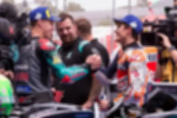 Fabio Quartarao tak mau disebut saingan berat Marc Marquez.