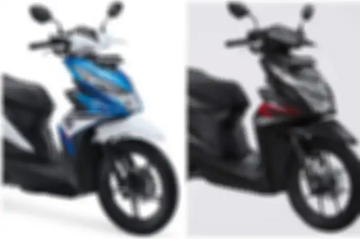 Honda BeAT 2017 dan All New Honda BeAT 2020.