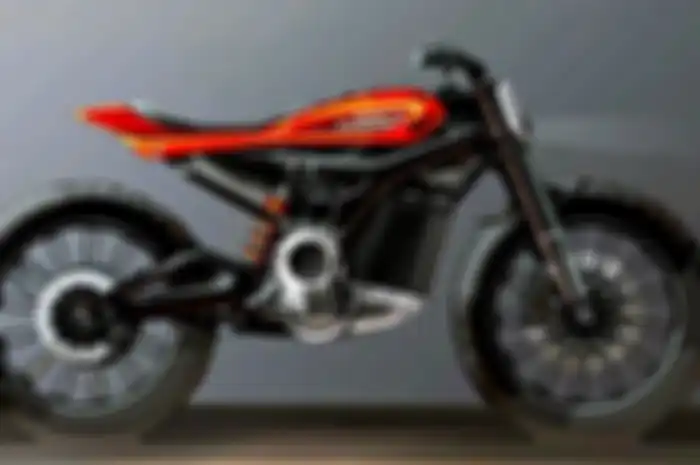 Sketsa motor listrik terbaru Harley-Davidson versi pertama