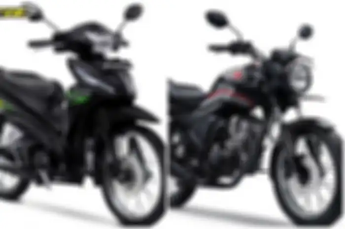 Honda Revo Fit (kiri) dan Honda CB150 Verza.