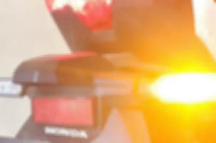 Ilustrasi lampu sein motor.