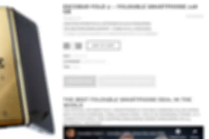 Escobar Fold, produk tiruan Galaxy Fold.