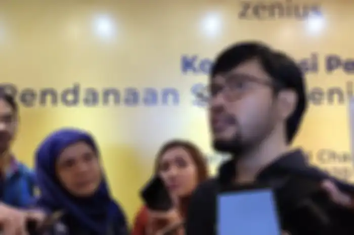 Sabda P.S, Chief Education Officer Zenius pada acara konfrensi pers pendanaan seri A Zenius.