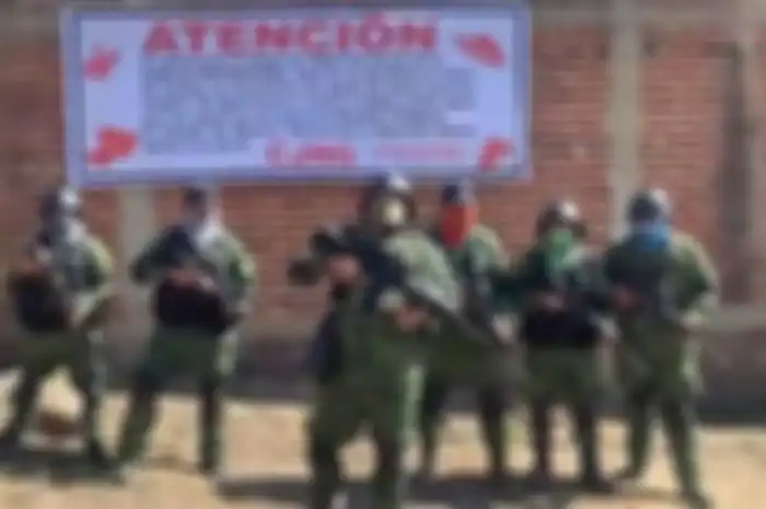 Foto geng narkoba CJNG dari Meksiko.