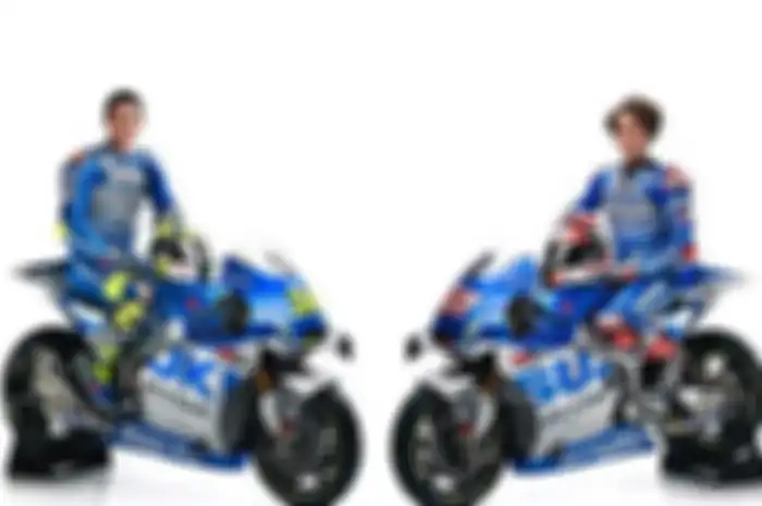 Joan Mir dan Alex Rins bersama Suzuki GSX-RR untuk MotoGP 2020