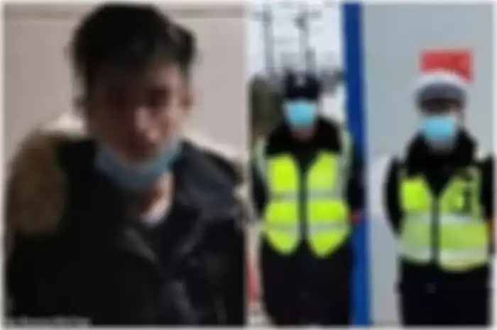 Xiao (25) pemerkosa yang kabur setelah korbannya batuk dan mengaku tertular virus corona dari Wuhan, China.