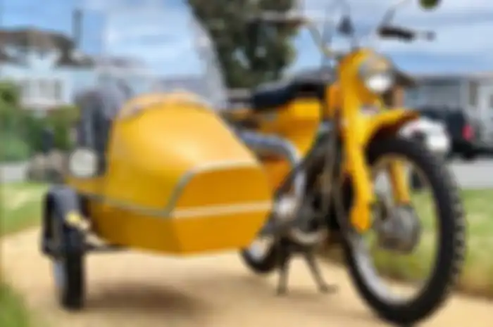 Honda CT90 dimodifikasi menggunakan sespan.