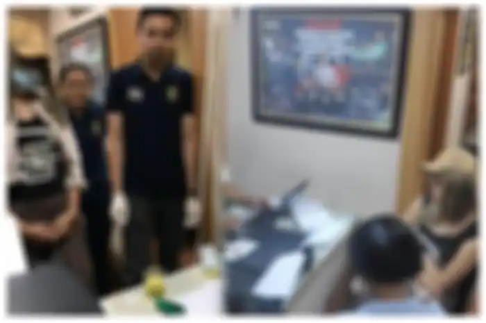 Lucinta Luna saat diamankan di kantor polisi Jakarta Barat (Istimewa)