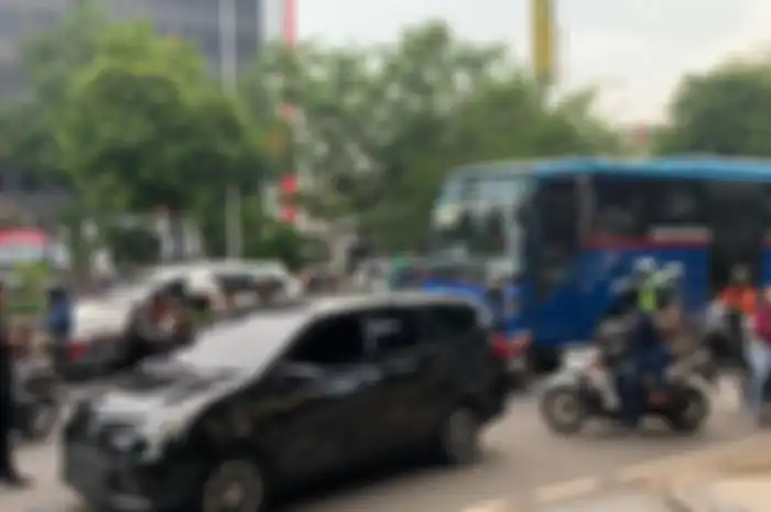 Beberapa motor terjaring razia pajak kendaraan bermotor di Jakarta Pusat.