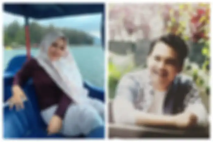 Sahrul Gunawan dan calon istrinya
