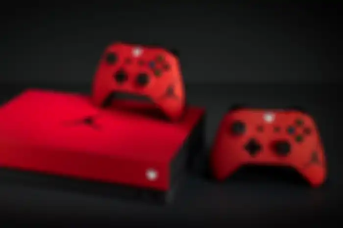 Tampilan dari edisi kolaborasi Xbox Series X dengan AIr Jordan
