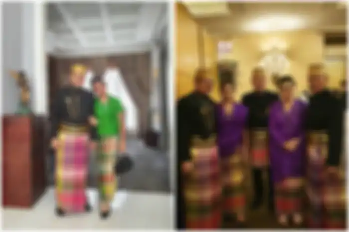 potret kekompakan Mayangsari dengan Bambang dan anak semaya wayangnya. 