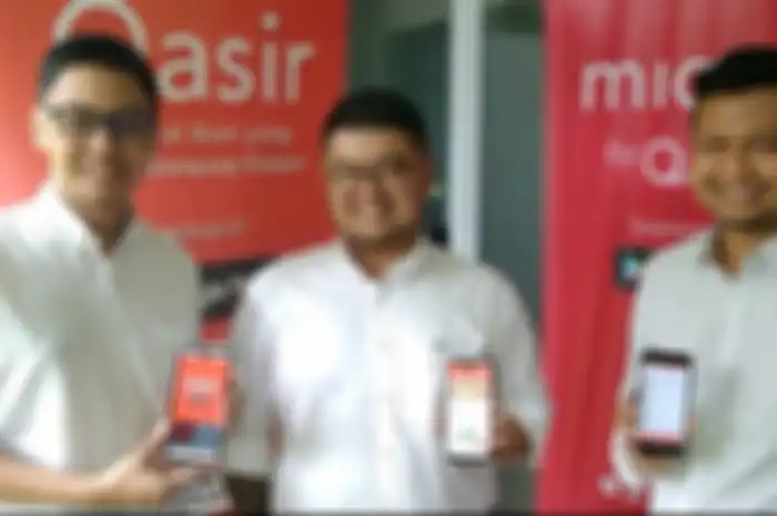 Rachmat Anggara, CMO Qasir (kiri), Michael Williem, CEO Qasir (tengah), dan Novan Adrian, CTO Qasir (kanan).