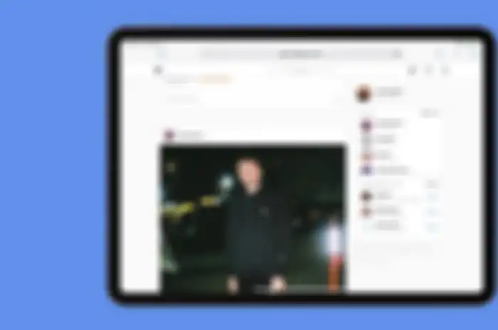Ilustrasi Instagram di iPad