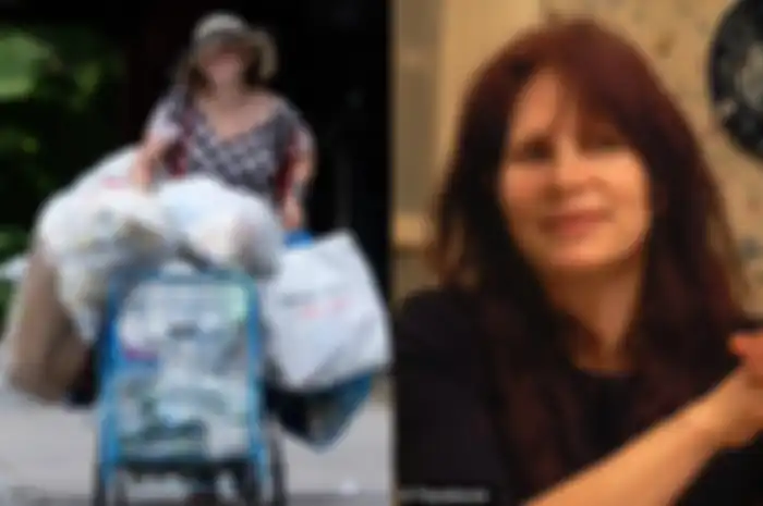 Lisa Silversmith atau Fiona Fiekowsky (67) pemulung asal New York yang ternyata adalah seorang miliarder.