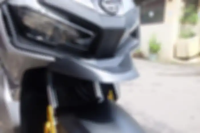 Moncong bebek Honda ADV150, tampilan langsung mirip motor adventure