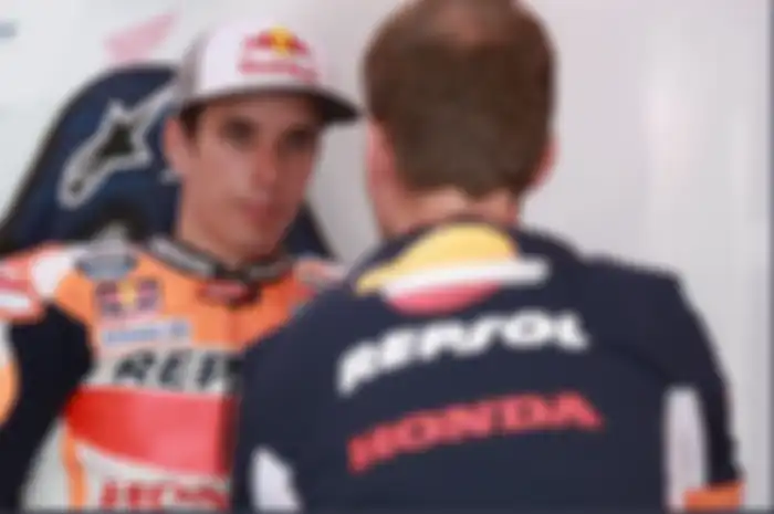 Pembalap Repsol Honda, Alex Marquez, tampil pada tes pramusim MotoGP 2020 Qatar, 22-24 Februari 2020 di sirkuit Losail, Qatar.